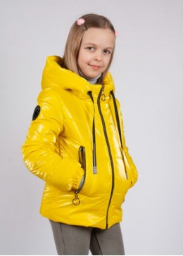 Happy Family жовта куртка для дівчинки Альбіна